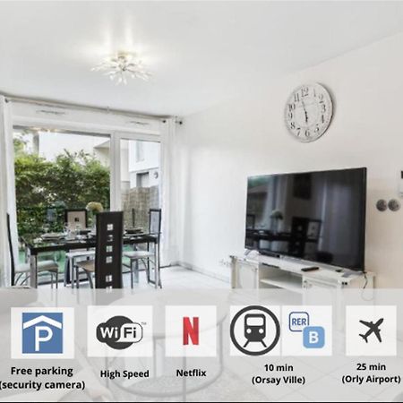 Apart-Chic-Les-Ulis With Balcon, Terrasse And Parking Лез-Юлис Экстерьер фото
